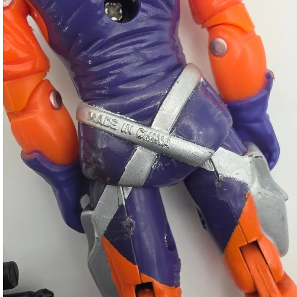 Hasbro G.I. Joe Action Figure 3.75in Orange Purple Fair 1989 Annihilator Toy